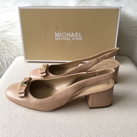 michael kors slingback shoes